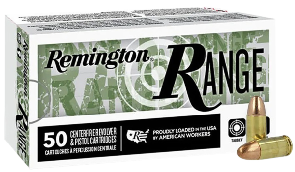 1000 ROUNDS OF Remington Ammunition  Range 9mmLuger 124gr Full Metal Jacket 50 Per Box/20 Case