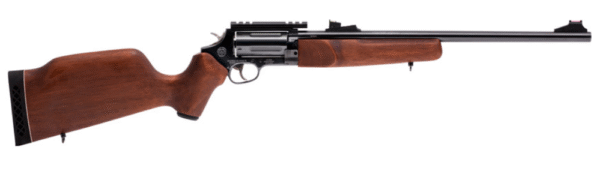 "ON HAND" Rossi Circuit Judge 45 Colt (LC) Caliber or 410 Gauge with 5rd Capacity, 18.50" Barrel, Polished Black Metal Finish & Hardwood Monte Carlo Stock Right Hand (Full Size)