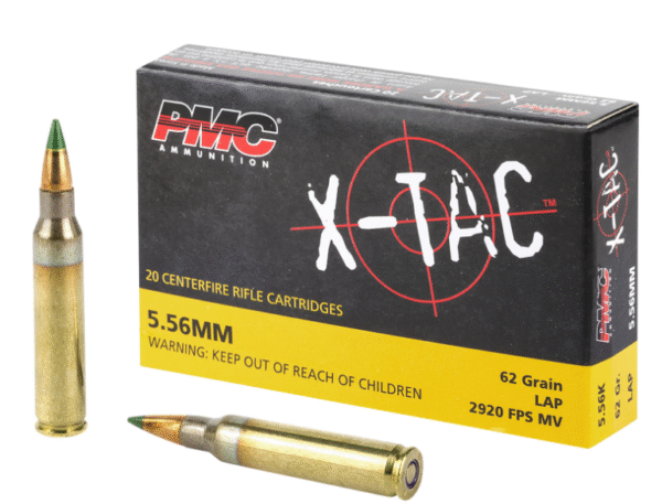 200 ROUNDS OF PMC 556K X-Tac 5.56x45mmNATO 62gr Light Armor Piercing