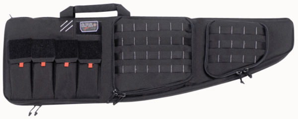 GPS Bags T42ARB Tactical AR Case 42" Black 1000D Nylon with Mag & Storage Pockets, Lockable Zippers, External Handgun Pocket & Visual ID Storage System