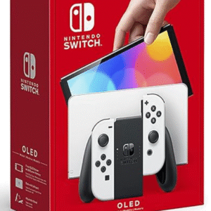 Nintendo Switch (OLED model) with White Joy-Con