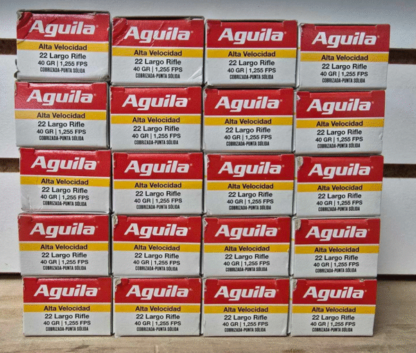 1K ROUNDS OF 22LR