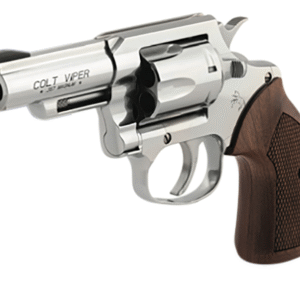 Colt Mfg Viper 357 Mag/38 Special 6rd 3" 1/2 Lug Stainless Steel Barrel, Stainless Steel Cylinder & Frame, American Walnut Grip, Exposed Hammer