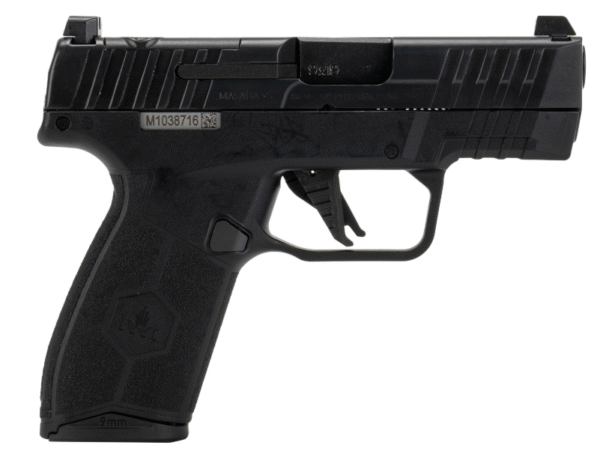 IWI US MASADA Slim Elite 9mm Luger 13+1 3.10" Button-Rifled Barrel, Optic Ready/Serrated Slide, Black Polymer Frame w/Picatinny Rail, Black Textured Grip, Ambidextrous