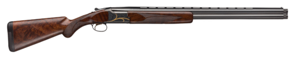 Browning Citori Gran Lightning 12 Gauge 3" 2rd 28" Blued Barrels, Engraved Receiver With Gold Accents, American Black Walnut Stock With Lightening Style Grip
