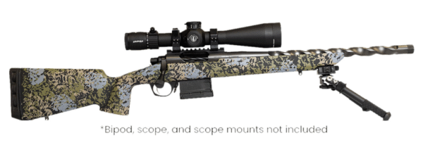 Horizon Firearms Vandal X 22 Creedmoor 18" Black Fluted Threaded Barrel, Drilled & Tapped Receiver, Iota EKO X Carbon Fiber Stock