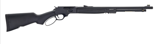 Henry X Model Full Size 360 Buckhammer 5+1 21.37" Blued Steel Barrel, Blued Drilled & Tapped Stainless Steel Receiver, Fixed Black Synthetic Stock, Right Hand