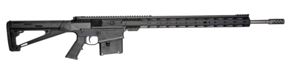Great Lakes Firearms AR-10 270 Win 5+1 24" Stainless Threaded Barrel, Black Picatinny Rail Aluminum Receiver, 20" M-LOK Handguard, Black Hogue OverMolded Stock, Mil-Spec Grip, Right Hand