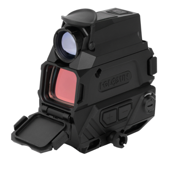 Holosun DRSTH DRS Thermal Reflex Sight Black Anodized 1x/3x/5x 1.20" x 0.98" 2 MOA Red Dot/65 MOA Circle Multi Reticle Thermal Overlay