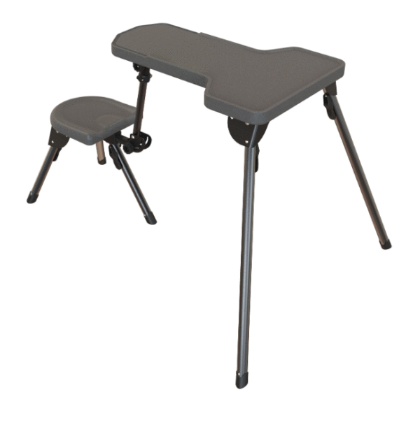 Caldwell Stable Table Lite Black 23" W x 34" L x 32" H