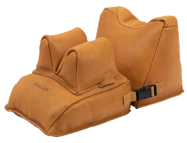Allen Shooting Rest Combo Filled Front & Rear Light Brown Leather