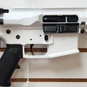 Great Lakes Firearms 223 Wylde 30+1 7.50" Stainless Threaded Barrel, M-LOK Handguard, White Cerakote Aluminum Receiver w/Picatinny Rail, Black Polymer Pistol Brace, Mil-Spec Grip