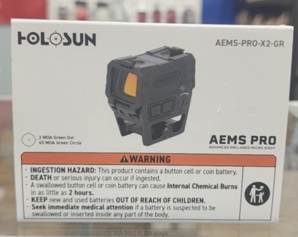 HOLOSUN AEMS ENCLOSED SIGHT GREEN