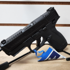 Smith & Wesson M&P Shield X Sub-Compact Frame 9mm Luger 15+1 3.60" Black Armornite Target Crown Barrel, Black Armornite Stainless Steel Optic Cut/Serrated Slide, Black Polymer Frame w/Picatinny Rail, Textured Grip, Manual Thumb Safety